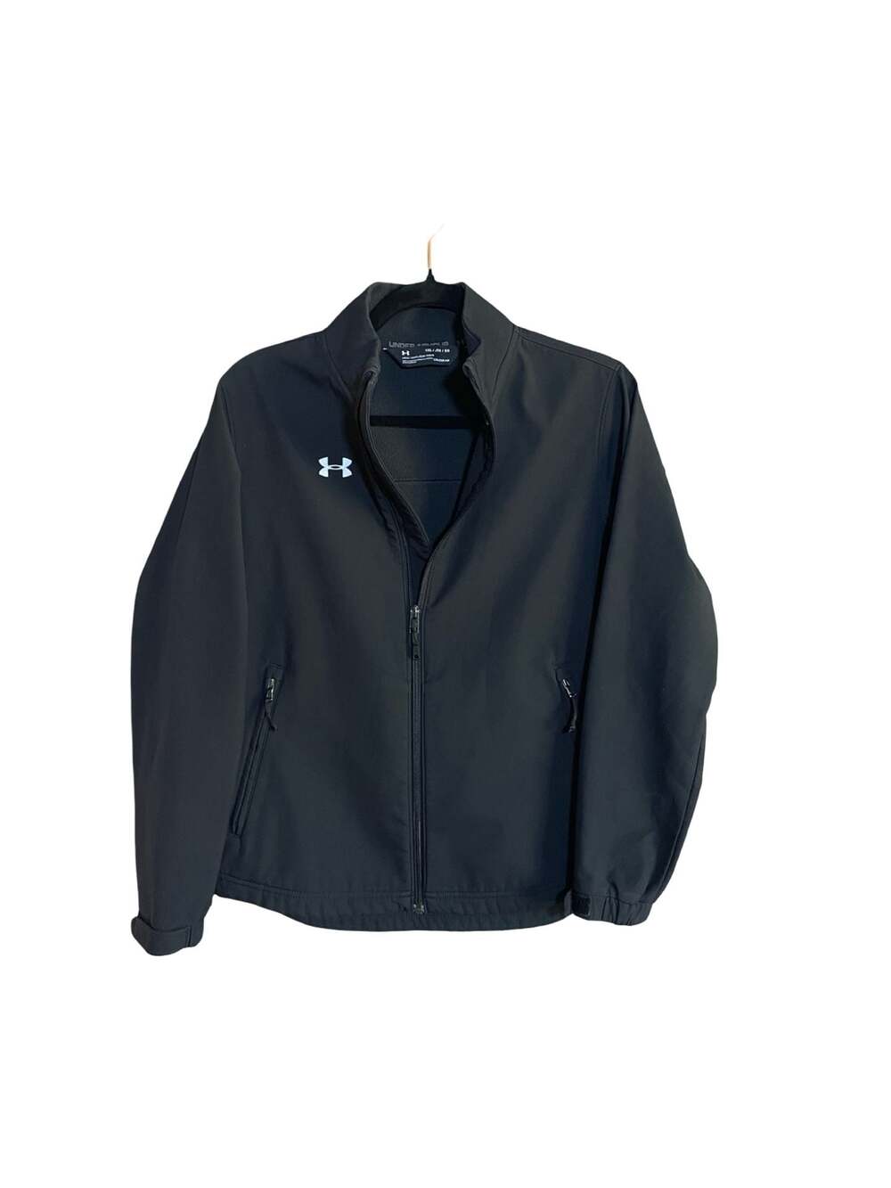 Under Armour Youth ColdGear Hockey Softshell Warm Up Jacket Black YXL